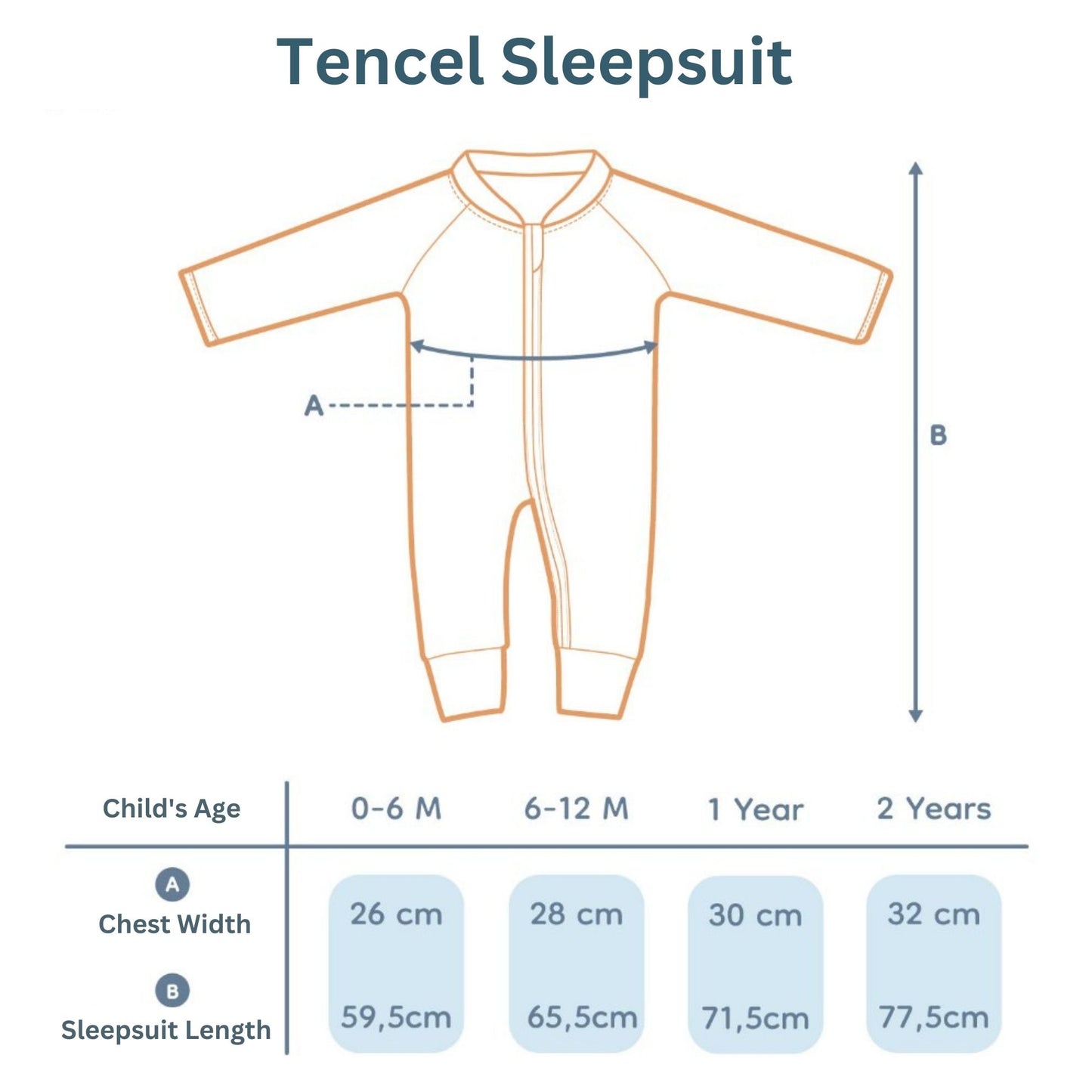 Nice Kids Tencel Sleepsuit