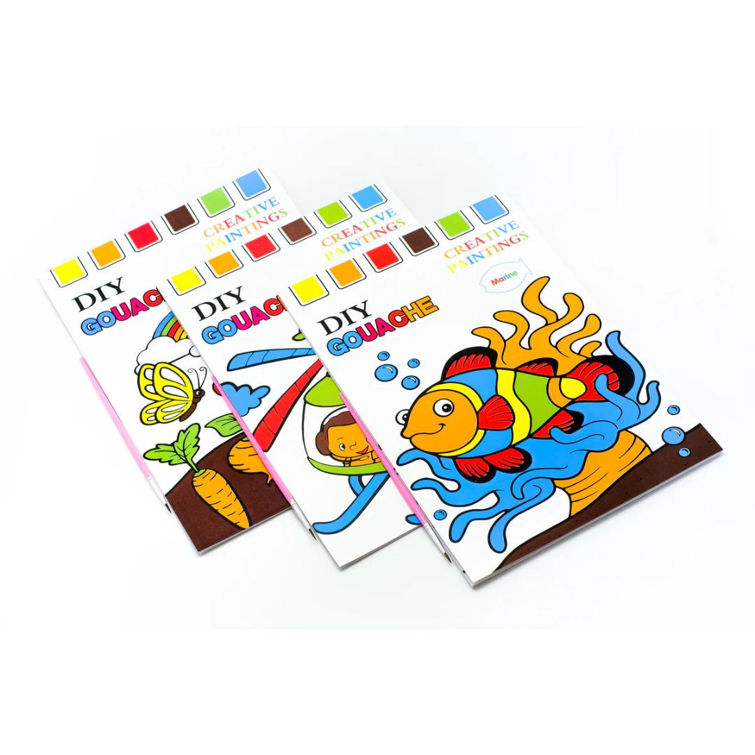 8 Sheet All in One Watercolor Set