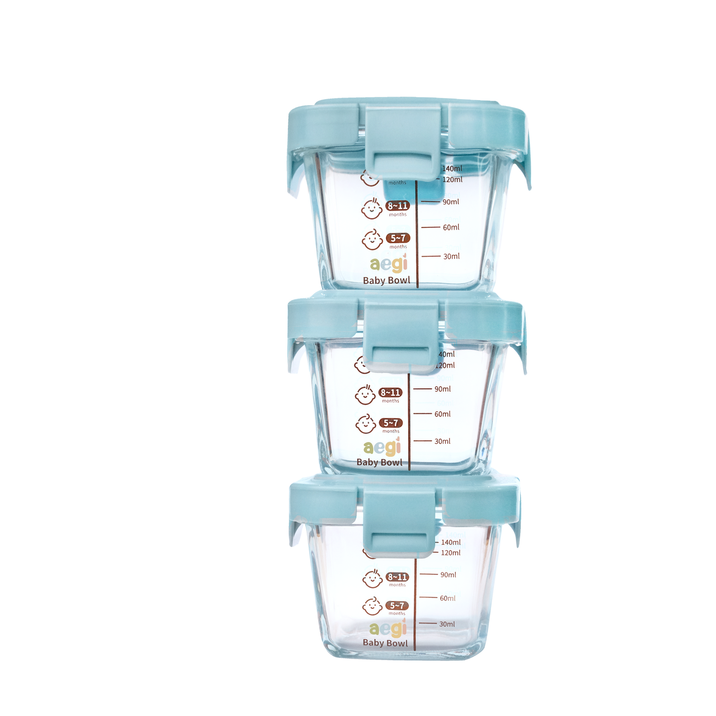 AEGI Glass Food Container made of Borosilicate Glass