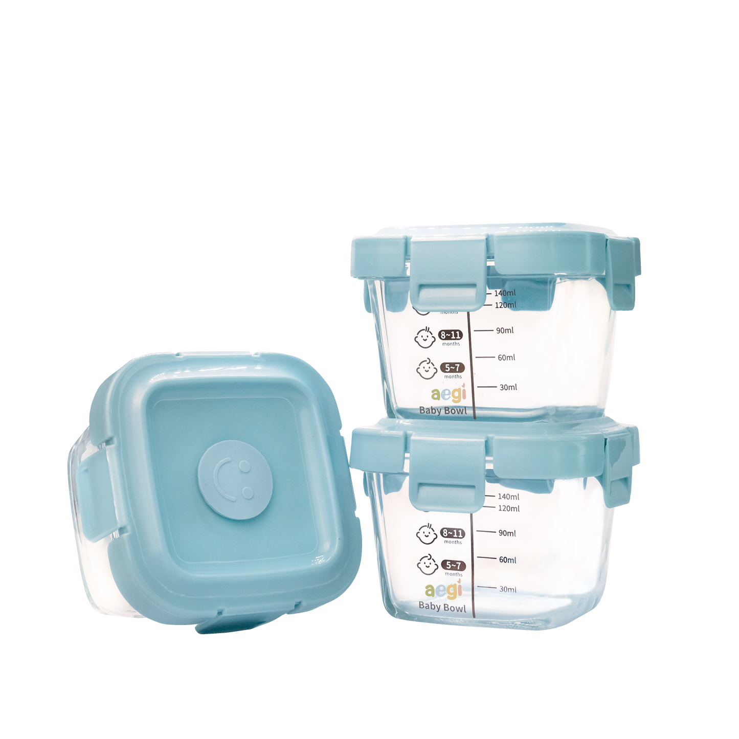 AEGI Glass Food Container made of Borosilicate Glass
