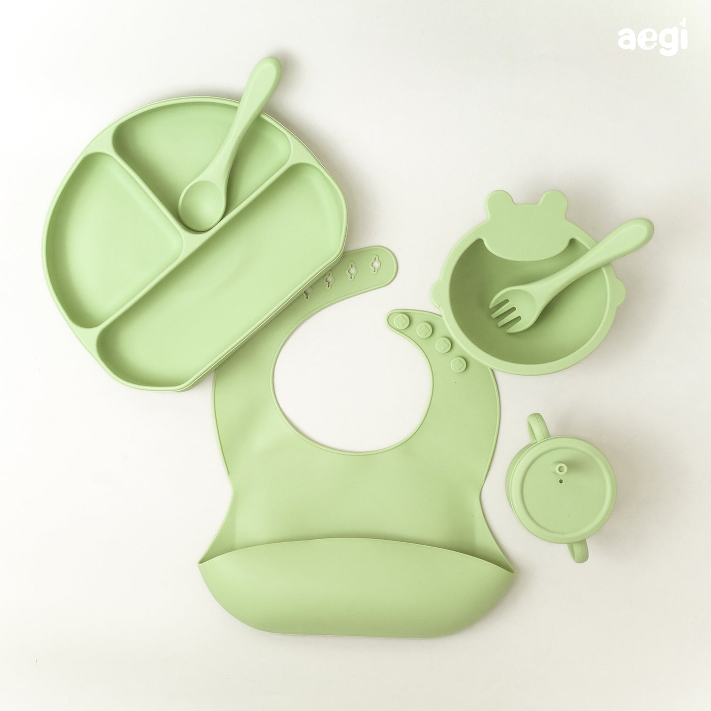 AEGI Silicone Feeding Set 6 in 1