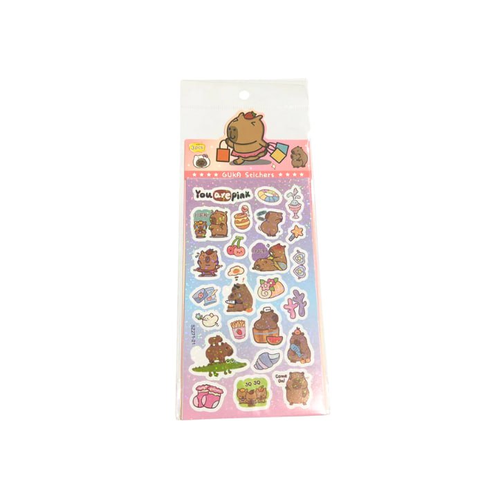 Adorable Glossy Stickers Collection