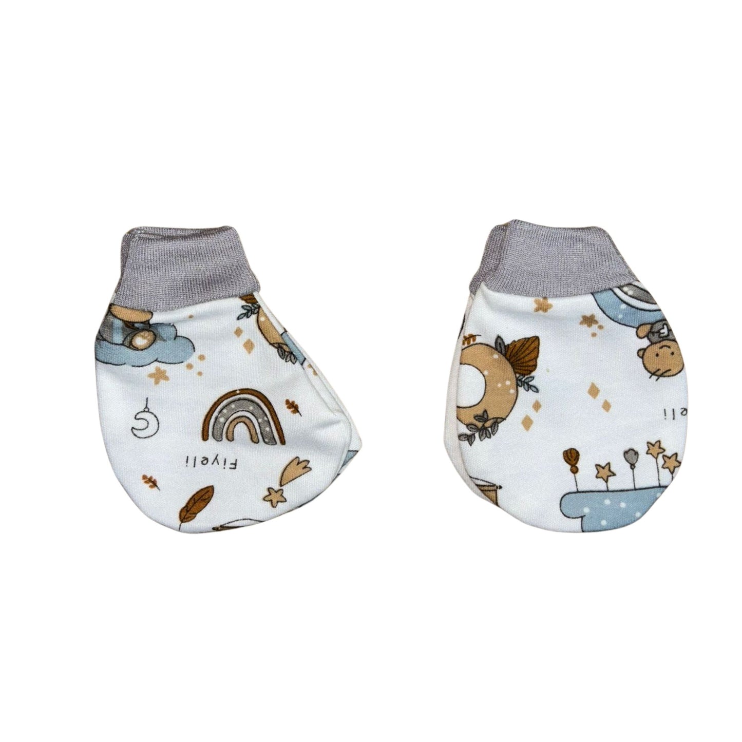 Cartoon Mittens & Booties