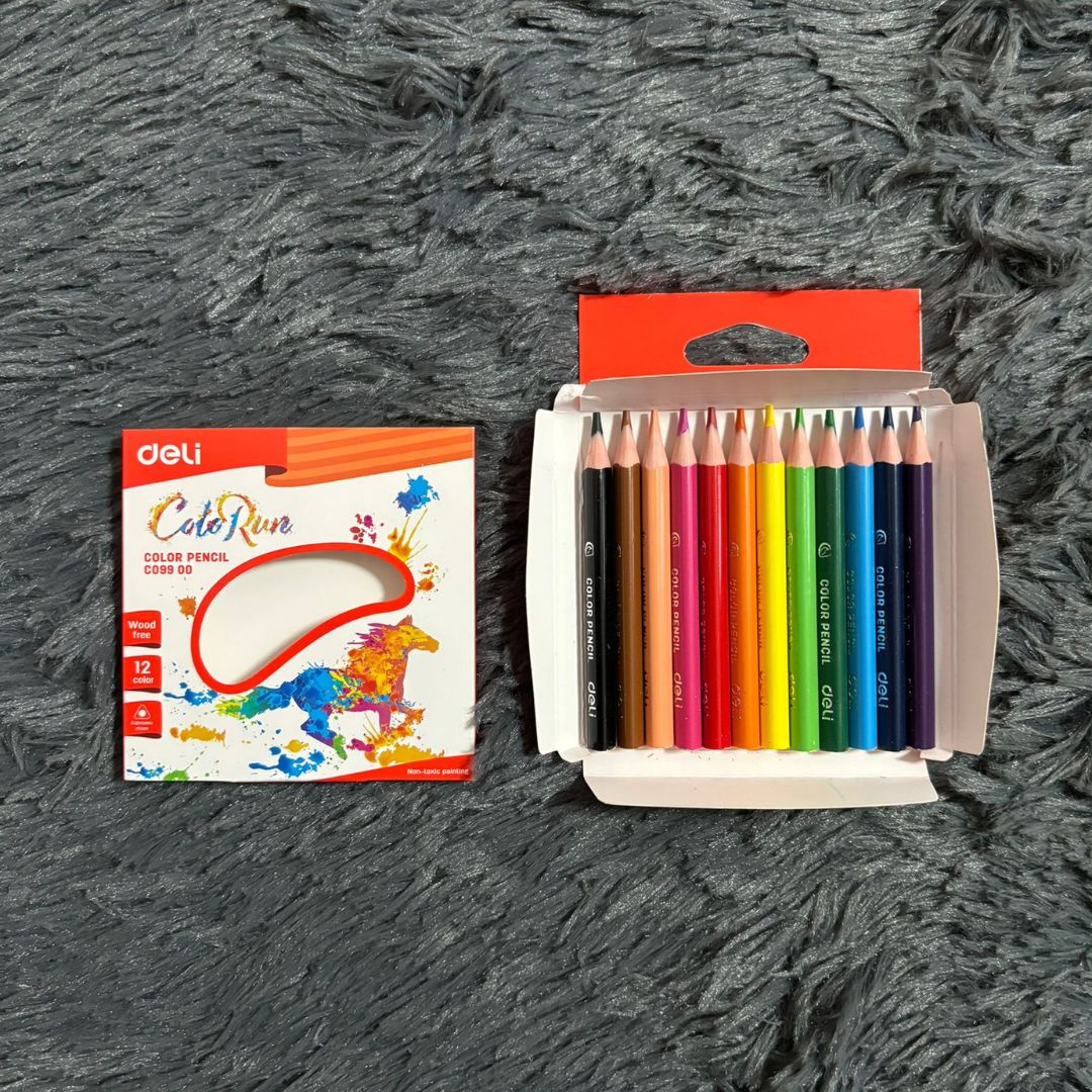 Deli Half Length Colour Pencil