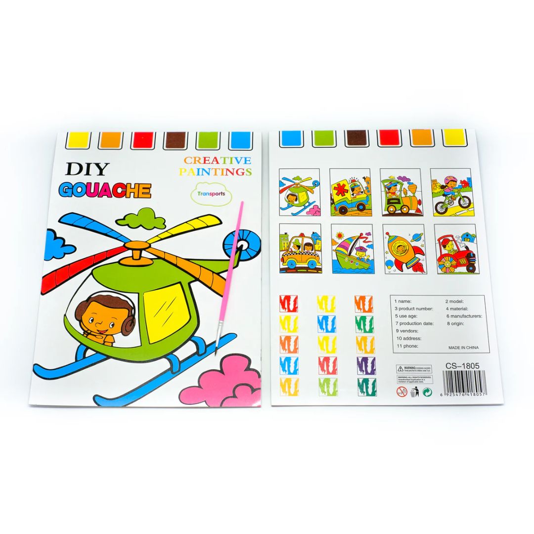 8 Sheet All in One Watercolor Set