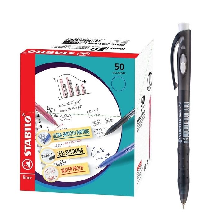Stabilo 348 Liner Fine 0.5/0.7mm Ball Pen