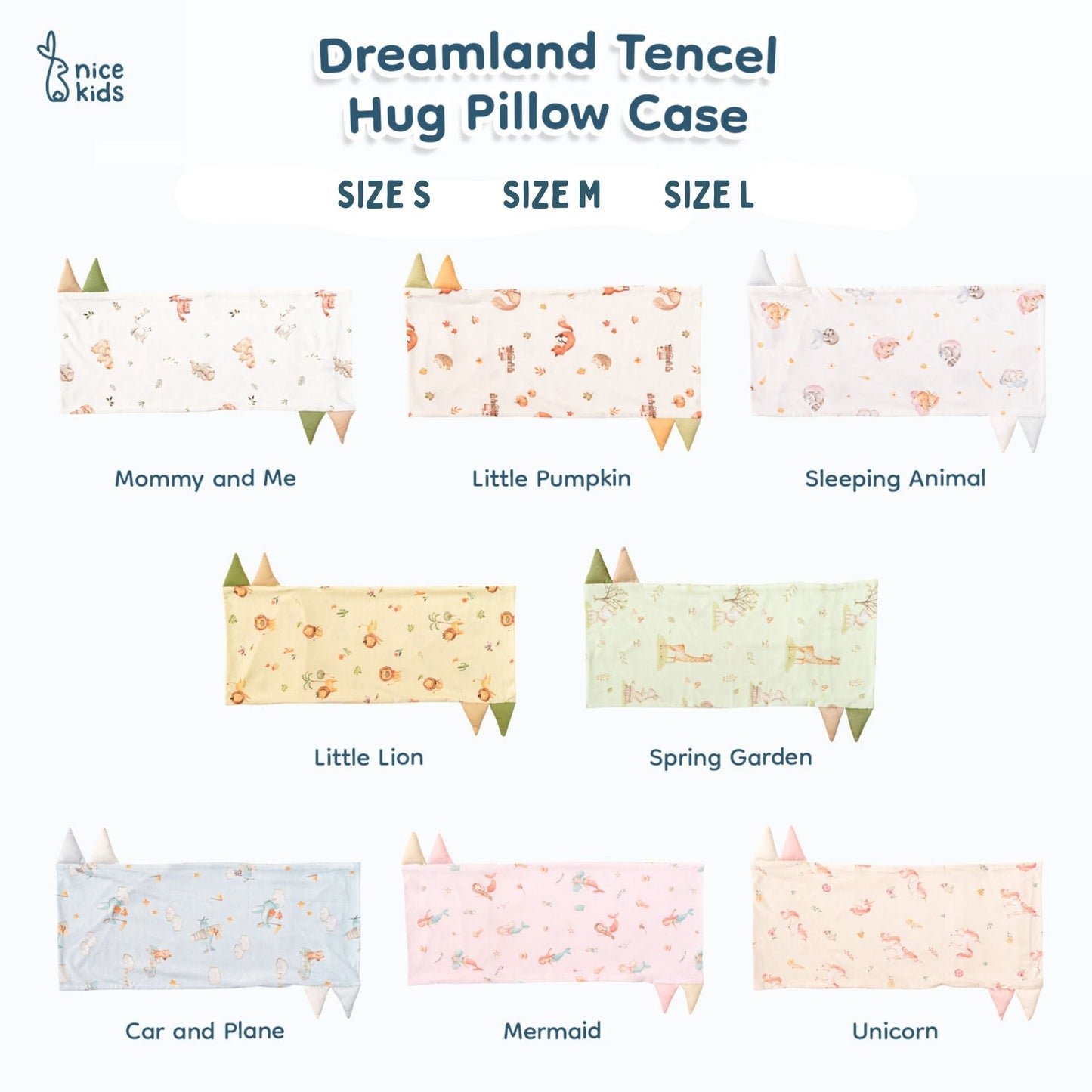 Nice Kids Tencel Dreamland Hug Pillow Cover Only