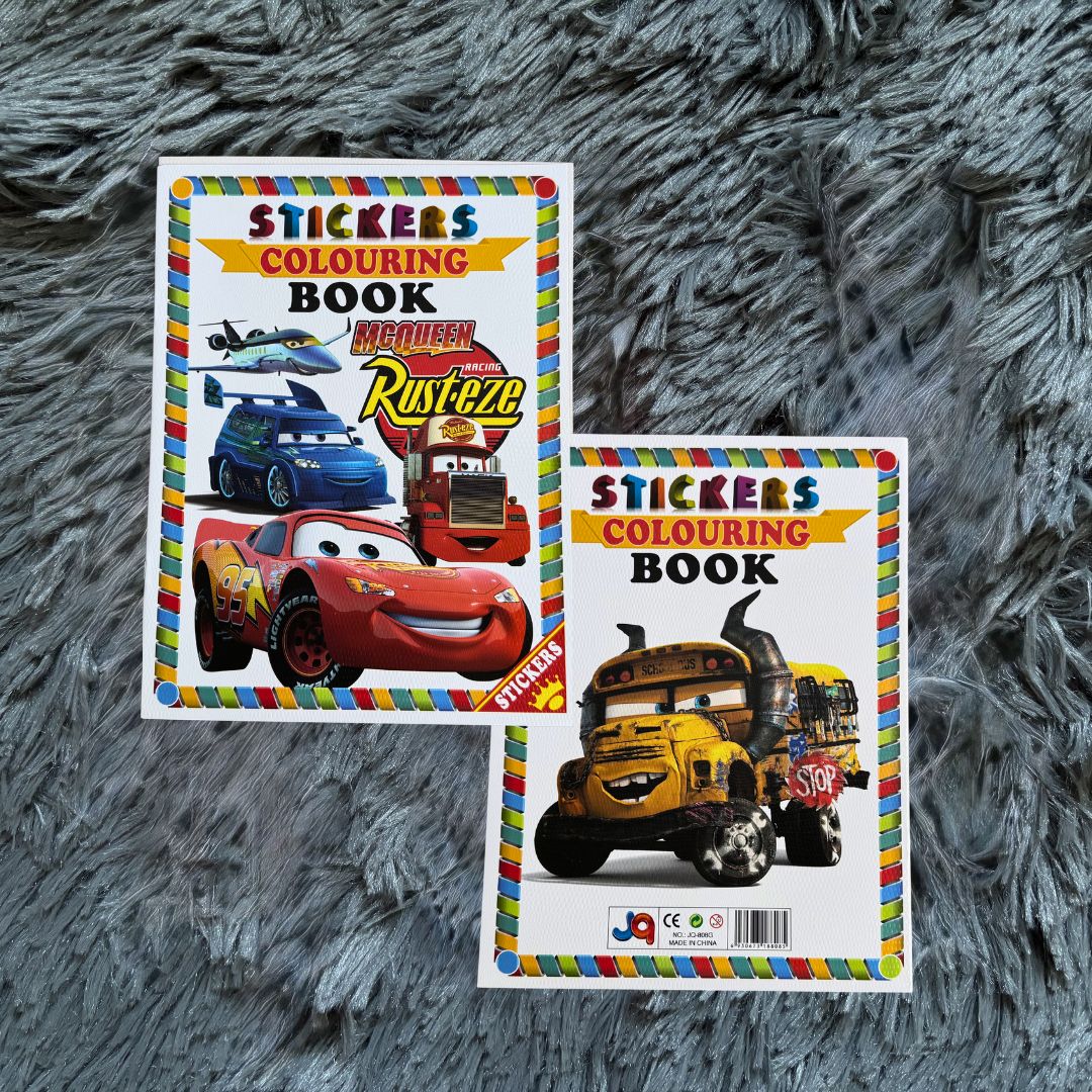 Sticker Coloring Book Sets