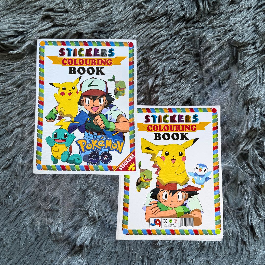 Sticker Coloring Book Sets