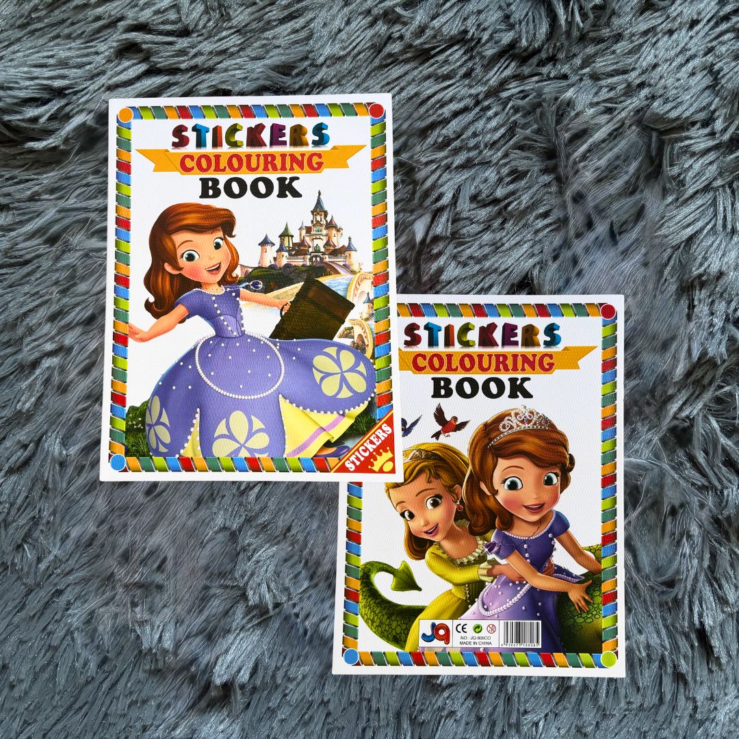 Sticker Coloring Book Sets