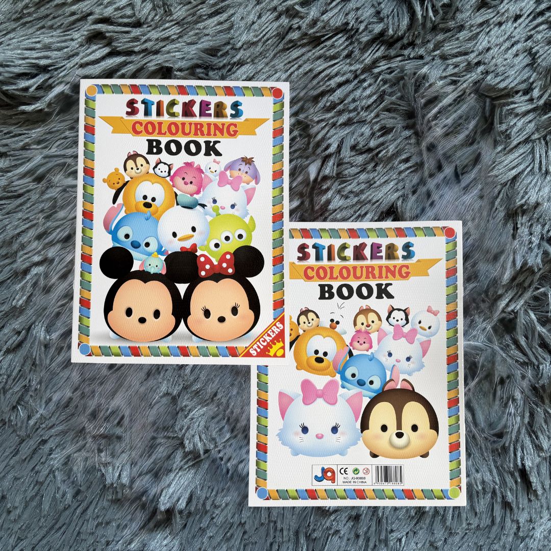 Sticker Coloring Book Sets